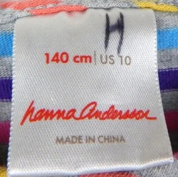 Hanna Andersson Rainbow Stripe Twirl Dress - Picture 3 of 3